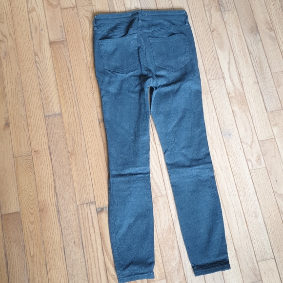 Dark gray high waisted Free People textured pants - Picture 3 of 4